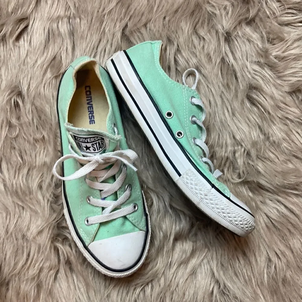 Converse All Star Kids Unisex Light Green Sneakers